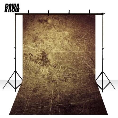 DAWNKNOW Retro Brown Texture Concrete Wall Photography Background Photocall Backdrop Wedding Children Photo Studio Props GY205