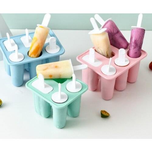 GY Ice-Cream Mould Popsicle Ice Creams And Sorbets Ice Children 'S Silicone Food Grade Homemade Abrasive Tools