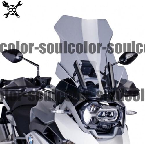 Motorcycle Windshield WindScreen Viser VIsor Fits For BMW R1200GS GS/ADVENTURE-EXCLUSIVE-RALLYE 15 16 17 14'-18' Double Bubble