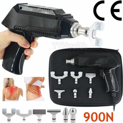 Hot Adjustable Chiropractic Electric Correction Gun Intensity Therapy Instrument 900N Top Quality Correction Massager Gun