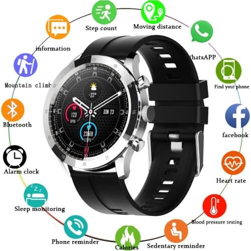 LIGE 2021 New Smart Watch Men Heart Rate Blood Pressure Monitoring IP67 Waterproof Watch Sports Smartwatch Women For Android iOS
