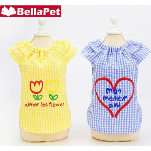 Cute Dog Clothes for Small Dogs Clothes Summer Designer French Bulldog Clothes for Dog Accessories Chihuahua Pomeranian Yorkie