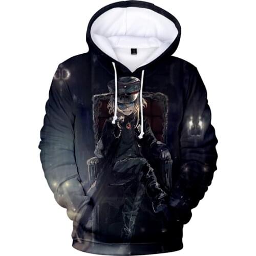 Saga of Tanya the EviI 3D Printed Fashion Fall Winer Suit Hoodies Sportswear Hooded HIP HOP Women/Men the hooded