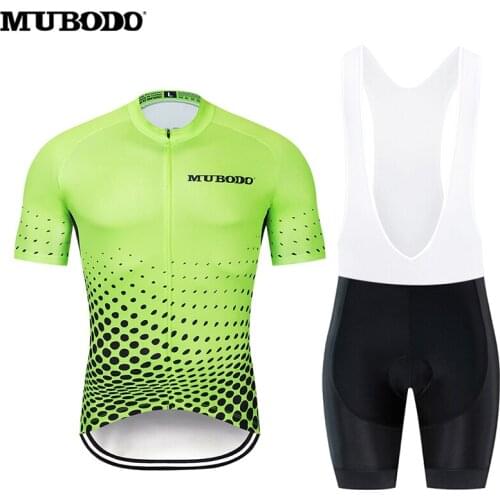 MUBODO Ciclismo Abbigliamento Bici Jersey Ropa Ciclismo Mens di Estate Bicicletta Shirt Pro Maglie da Ciclismo Bike Shorts2020