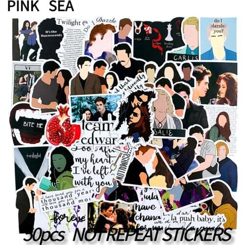 10/30/50Pcs/Set American Love Movies The Twilight Saga Stickers For DIY Luggage Computer Notebook Skateboard Refrigerator Laptop