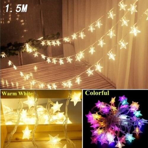 Led star lamp battery ball small colored lamp flash lamp floor lamp Christmas room curtain lamp