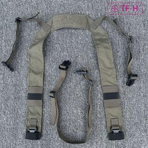 Tactical H-Harness Shoulder Strap for MK3 MK4 D3CRM Tactical Vest Chest Rig Outdoor tactical sports
