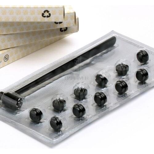 Traditional Chinese Medicine Acupuncture Cupping Glass Seven Star Dermal Needles With 12 Replacement Heads