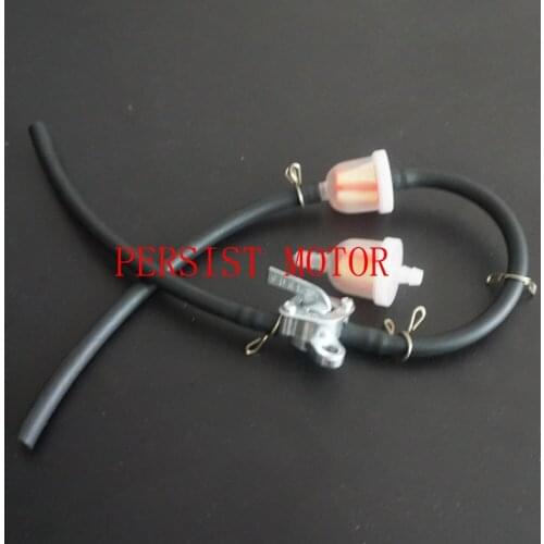 10sets/Pack fuel filter tank switch oil hose Plastic Oil Filter Fuel Taps fuel hose for pocket bike pit dirt bike motorcycle