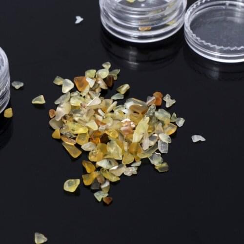 10Pcs Aquamarine Tumbled Chips Stone Healing Reiki Crystal Stone Jewelry Making