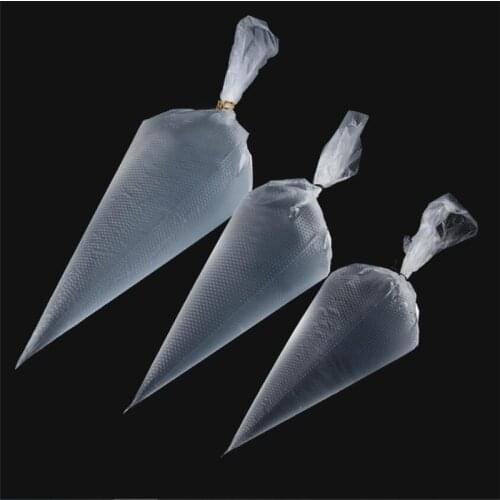 100/10 PCS Disposable Pastry Bag S/M/L Size Confectionery Bags For Cake Fondant Decorating Kitchen Baking Piping Bag Tools