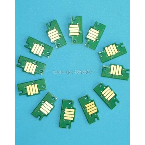 12 color PFI 101 compatible cartridge chip for Canon image prograf iPF5000 ipf6000 Plotter