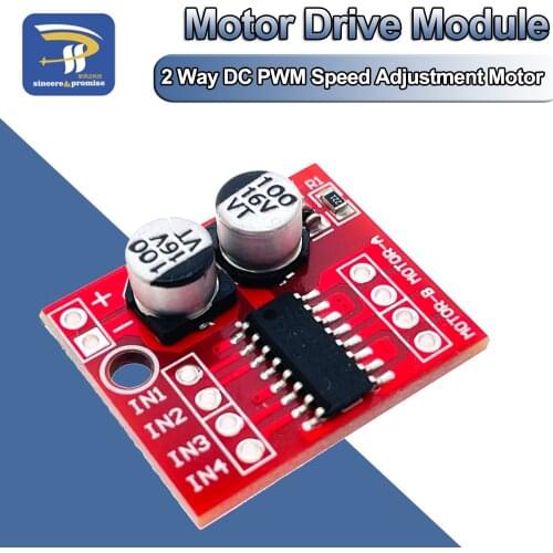 2 CHANNEL 2 Way DC Motor Drive Module Positive inversion PWM Speed adjustment Double H Bridge mini Stepper Motor victory L298N