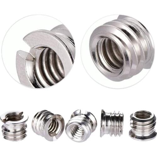 5pcs 1/4 inch to 3/8 inch Convert Screw Standard Adapter For Stabilizer Handhold Gimbal