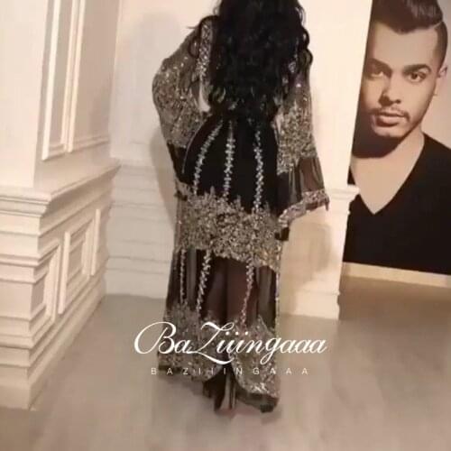 BAZIIINGAAA Luxury Woman Cocktail Dress Beaded Sequins Long Elegant Night Cocktail Party Formal Dresses for Wedding Plus Size