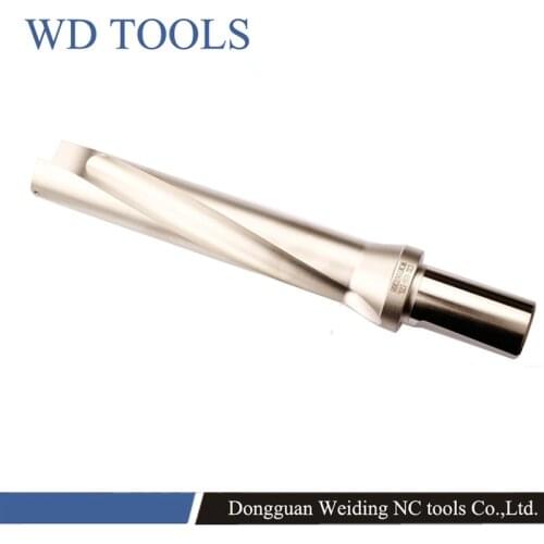 Water coolant Fast drill,14--50mm 4D depth, Shallow Hole drill,Lathes WC series U drill,CNC machine tools drilling