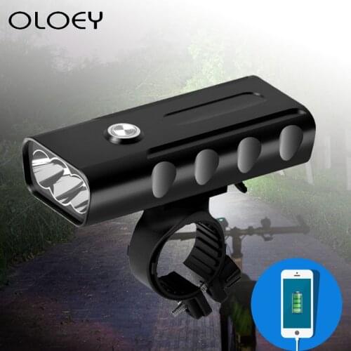 5200mAh USB Charging Glare Night Riding Bicycle Light Mountain Bike Bicycle Light Riding Headlights Headlights Riding Equipment