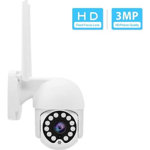 JideTech Wireless PTZ 1080P 2MP Tuya Smart Waterproof Outdoor IP Cameras P2P WiFi Security Camera CCTV Surveillance PTZ Camera