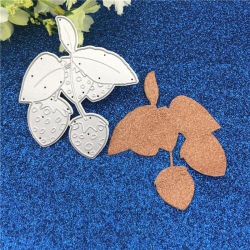 Metal Cutting Dies Strawberry tree Stencils for DIY Scrapbooking Album Paper Card Decorative Craft