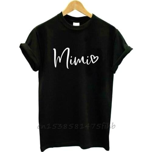 Mimi Women Tshirt No Fade Premium Casual Funny T Shirt For Lady Girl Woman T-Shirts Graphic Top Tee Customize Ins