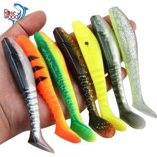 RoseWood Fishing Lure Soft Lure Shad Silicone Bait 19g 13cm/5" Fishing Soft Lures Silicone Bait Wobblers Leurre Souple