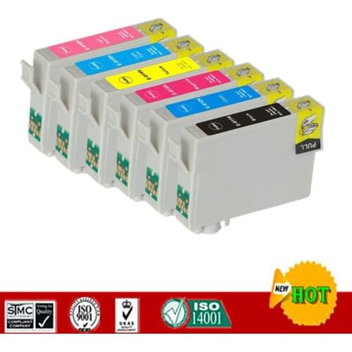 Compatible ink cartridge for Epson T0811N - T0816N T0811N suit for Stylus Photo T50 R290 R295 R390 RX590 RX610 RX615 RX690 etc