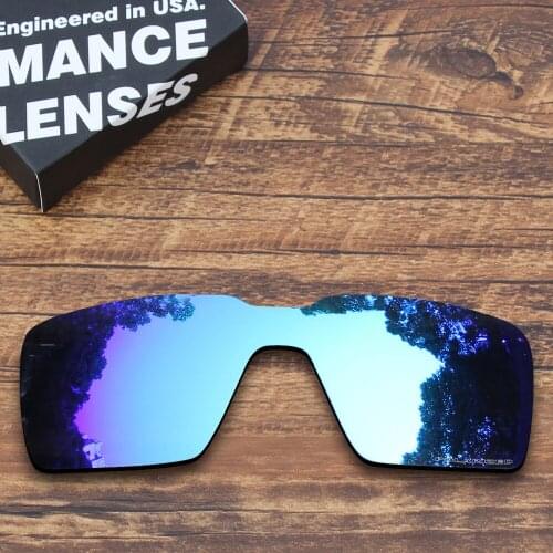 ToughAsNails Resist Seawater Corrosion Polarized Replacement Lenses for Oakley Probation Sunglasses Blue Mirrored (Lens Only)