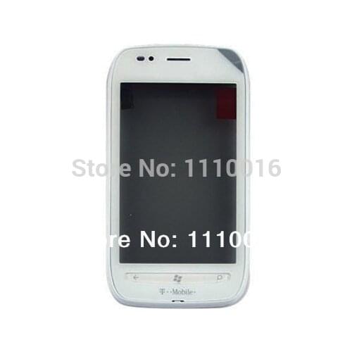 High Quality Wholesale Black /White New Front Touch Screen Digitizer Panel With Frame For Nokia Lumia 710, Free Shipping