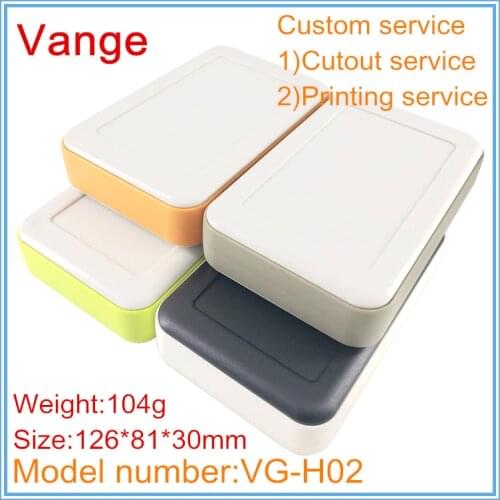 1pcs/lot extruded mould shell box 126*81*30mm ABS plastic instrument housing diy for digital player equipment