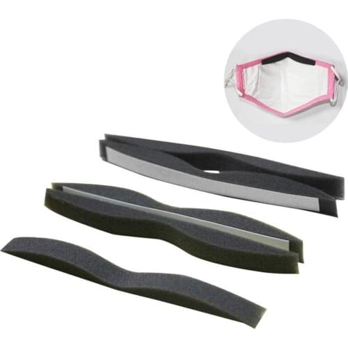 10pcs Diy Self-adhesive Sponge Nose Bridge Pads Strip For Masks Comfortable Seal Nose Bridge Pad Mask Accessory