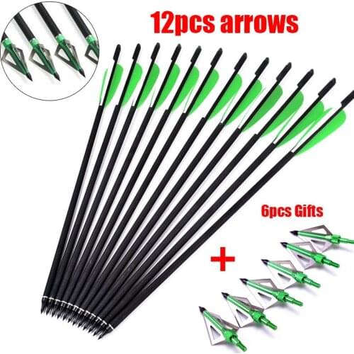 12pcs Hunting Crossbow Target Beast Arrows Archery