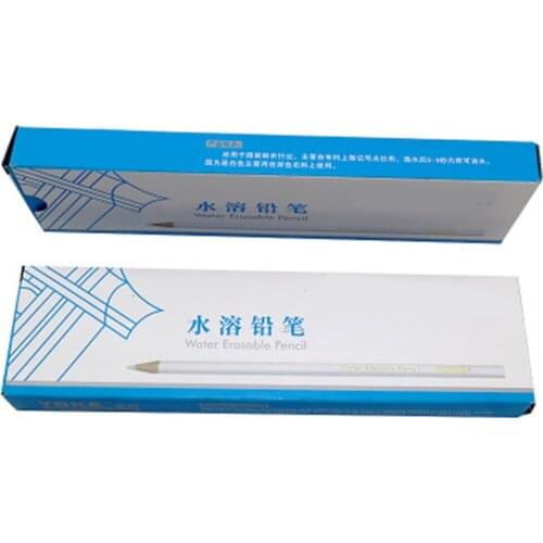 12pcs Water Erasable Pencil Fabric Marker Tailors Chalk Dressmaker Disappearing Garment Sewing Chalk DIY Sewing Tools EM88