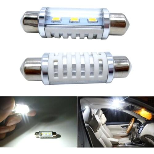 2x C5W LED CANBUS Bulb Festoon C5W Trunk Dome Map Bulb Light For Mercedes Benz W211 W221 W220 W163 W164 W203 C E SLK GLK CLS M