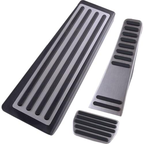 3pcs Car Foot Rest Dead Gas Fuel Brake Pedal Cover Fit for Volvo S60 V60 S90 V90