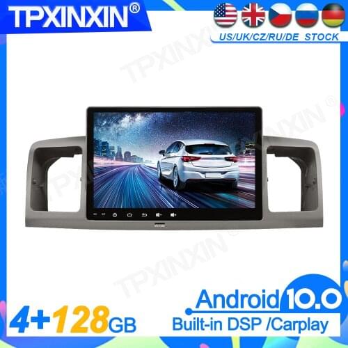 4G+128GB For TOYOTA Fortuner 2016 2017 2018 2019 Head Unit Car Multimedia Player Auto Radio Tape Recorder GPS Navigation DSP IPS