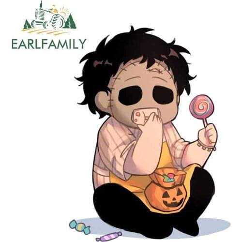 EARLFAMILY 13cm x 9.9cm for Dead By Daylight Horror Movie Car Stickers Car Accessories Suitable for GTR EVO SX Decals