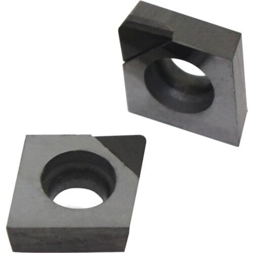 CCGT060204 2PCS blade for cutting high hardness materials use boring bar PCD Diamond Turning Insert ccgt060204 Internal tool