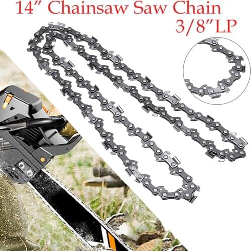 1Pcs 14 Inch Chainsaw Chain 3/8" LP Pitch Saw Chain 53 Drive Links Electric Chainsaw Parts Chainsaw Blades For Garden Tools
