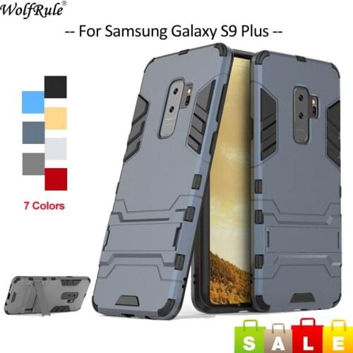 For Cover Samsung Galaxy S9 Plus Case TPU & PC Holder Phone Case For Samsung Galaxy S9 Plus Cover For Samsung S9 Plus 6.2
