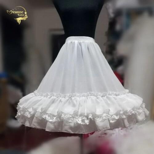 Black Fashion White Ball Gown Underskirt Swing For Short Dress Petticoat Lolita Ballet Tutu Skirt Rockabilly Crinoline