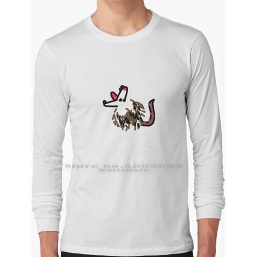 Feeling Frumpy Long Sleeve T Shirt 100% Pure Cotton Big Size Feeling Feelin Frumpy Possum