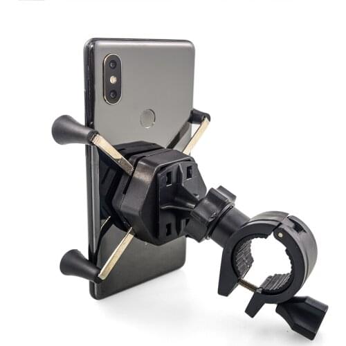 Bicycle Motorcycle hadlebar Phone Holder Bike Phone Stand for iPhone Xs Xr X 8 7 Samsung S9 S8 S7 Scooter Cell Phone