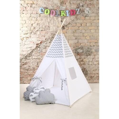 Grey stripe design Childrens Teepee Play tent,tipi,teepee tent,kids teepee tent children playhouse
