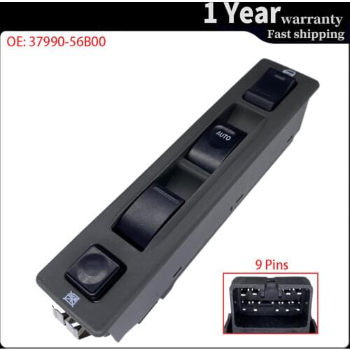 For Suzuki Vitara Sidekick Geo Tracker Electric Window Control Switch Regulator Button Car Accessories 37990-56B00