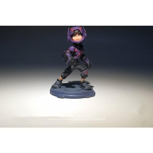 Disney Big Hero 6 Baymax Hiro Hamada 8.5cm mini PVC Action Figure Posture Mini Anime Collection Figurine Toy model for children