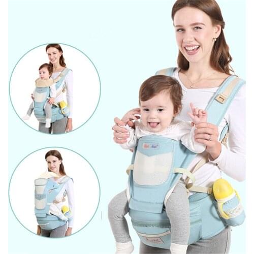 Baby Hipseat Ergonomic Baby Carrier Soft Safety Infant Newborn Hip Seat Sling Front Facing Kangaroo for Outdoor Travel