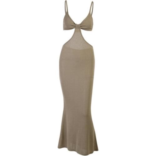 Everkaki Fashionable Knitted Dresses