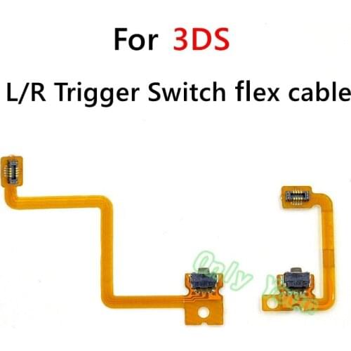Aipinchun 2Pcs/Set Original Shoulder Trigger Button Left Right Flex Cable L/R Flex Cable For Nintendo 3DS Repair L/R Switch