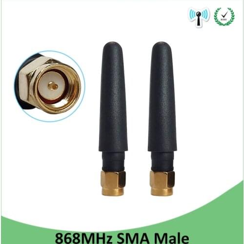 20pcs 868MHz 915MHz Antenna 3dbi SMA Male Connector GSM 915 MHz 868 MHz IOT antena outdoor signal repeater antenne Lorawan