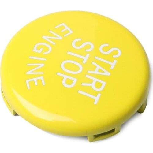 Car Engine Start Stop Button Replacement Car-Styling Switch Button Kits for B-MW E90 Chassis All Series Models QW
